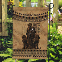 Rhea Mother Who Defied Destiny Garden Flag Titaness Rhea Lions Greek Key Pottery Art