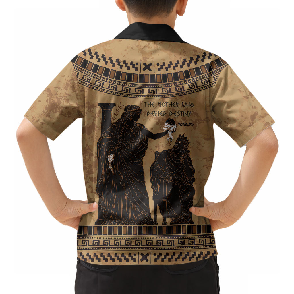 Rhea Mother Who Defied Destiny Hawaiian Shirt Titaness Rhea Lions Greek Key Pottery Art