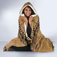 Rhea Mother Who Defied Destiny Hooded Blanket Titaness Rhea Lions Greek Key Pottery Art