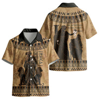 Rhea Mother Who Defied Destiny Kid Hawaiian Shirt Titaness Rhea Lions Greek Key Pottery Art