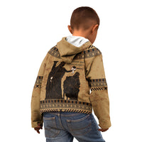 Rhea Mother Who Defied Destiny Kid Hoodie Titaness Rhea Lions Greek Key Pottery Art