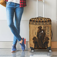 Rhea Mother Who Defied Destiny Luggage Cover Titaness Rhea Lions Greek Key Pottery Art