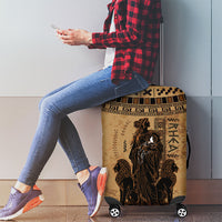 Rhea Mother Who Defied Destiny Luggage Cover Titaness Rhea Lions Greek Key Pottery Art