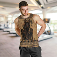 Rhea Mother Who Defied Destiny Men Tank Top Titaness Rhea Lions Greek Key Pottery Art