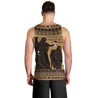 Rhea Mother Who Defied Destiny Men Tank Top Titaness Rhea Lions Greek Key Pottery Art