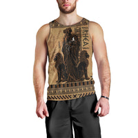 Rhea Mother Who Defied Destiny Men Tank Top Titaness Rhea Lions Greek Key Pottery Art