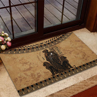 Rhea Mother Who Defied Destiny Rubber Doormat Titaness Rhea Lions Greek Key Pottery Art