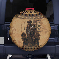Rhea Mother Who Defied Destiny Spare Tire Cover Titaness Rhea Lions Greek Key Pottery Art