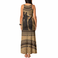 Rhea Mother Who Defied Destiny Tank Maxi Dress Titaness Rhea Lions Greek Key Pottery Art