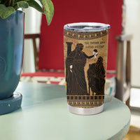 Rhea Mother Who Defied Destiny Tumbler Cup Titaness Rhea Lions Greek Key Pottery Art