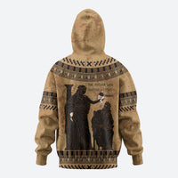 Rhea Mother Who Defied Destiny Zip Hoodie Titaness Rhea Lions Greek Key Pottery Art