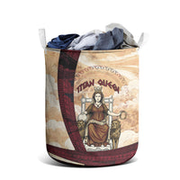 Rhea Titan Queen Mother Gods Laundry Basket Goddess Rhea Throne Lions Greek Key Art