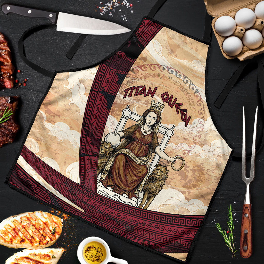 Rhea Titan Queen Mother Gods Apron Goddess Rhea Throne Lions Greek Key Art