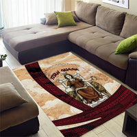 Rhea Titan Queen Mother Gods Area Rug Goddess Rhea Throne Lions Greek Key Art