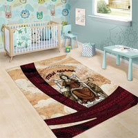 Rhea Titan Queen Mother Gods Area Rug Goddess Rhea Throne Lions Greek Key Art