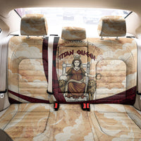 Rhea Titan Queen Mother Gods Back Car Seat Cover Goddess Rhea Throne Lions Greek Key Art