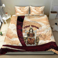 Rhea Titan Queen Mother Gods Bedding Set Goddess Rhea Throne Lions Greek Key Art