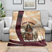 Rhea Titan Queen Mother Gods Blanket Goddess Rhea Throne Lions Greek Key Art