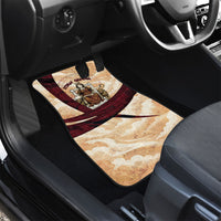 Rhea Titan Queen Mother Gods Car Mats Goddess Rhea Throne Lions Greek Key Art