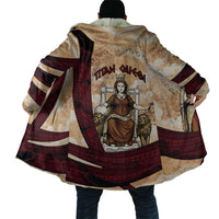 Rhea Titan Queen Mother Gods Cloak Goddess Rhea Throne Lions Greek Key Art