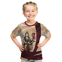 Rhea Titan Queen Mother Gods Kid T Shirt Goddess Rhea Throne Lions Greek Key Art