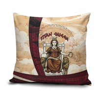 Rhea Titan Queen Mother Gods Pillow Cover Goddess Rhea Throne Lions Greek Key Art