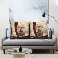 Rhea Titan Queen Mother Gods Pillow Cover Goddess Rhea Throne Lions Greek Key Art