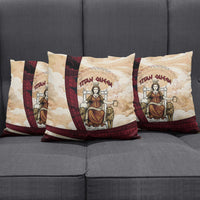 Rhea Titan Queen Mother Gods Pillow Cover Goddess Rhea Throne Lions Greek Key Art
