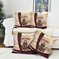 Rhea Titan Queen Mother Gods Pillow Cover Goddess Rhea Throne Lions Greek Key Art