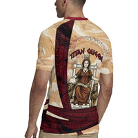 Rhea Titan Queen Mother Gods Rugby Jersey Goddess Rhea Throne Lions Greek Key Art