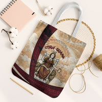 Rhea Titan Queen Mother Gods Tote Bag Goddess Rhea Throne Lions Greek Key Art