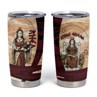 Rhea Titan Queen Mother Gods Tumbler Cup Goddess Rhea Throne Lions Greek Key Art