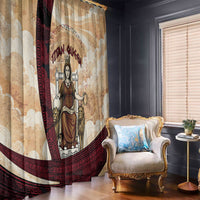 Rhea Titan Queen Mother Gods Window Curtain Goddess Rhea Throne Lions Greek Key Art