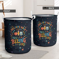 Happy to See Your Face Teacher School Supplies Laundry Basket Welcome Back Teacher You Belong Here