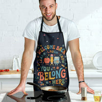 Happy to See Your Face Teacher School Supplies Apron Welcome Back Teacher You Belong Here