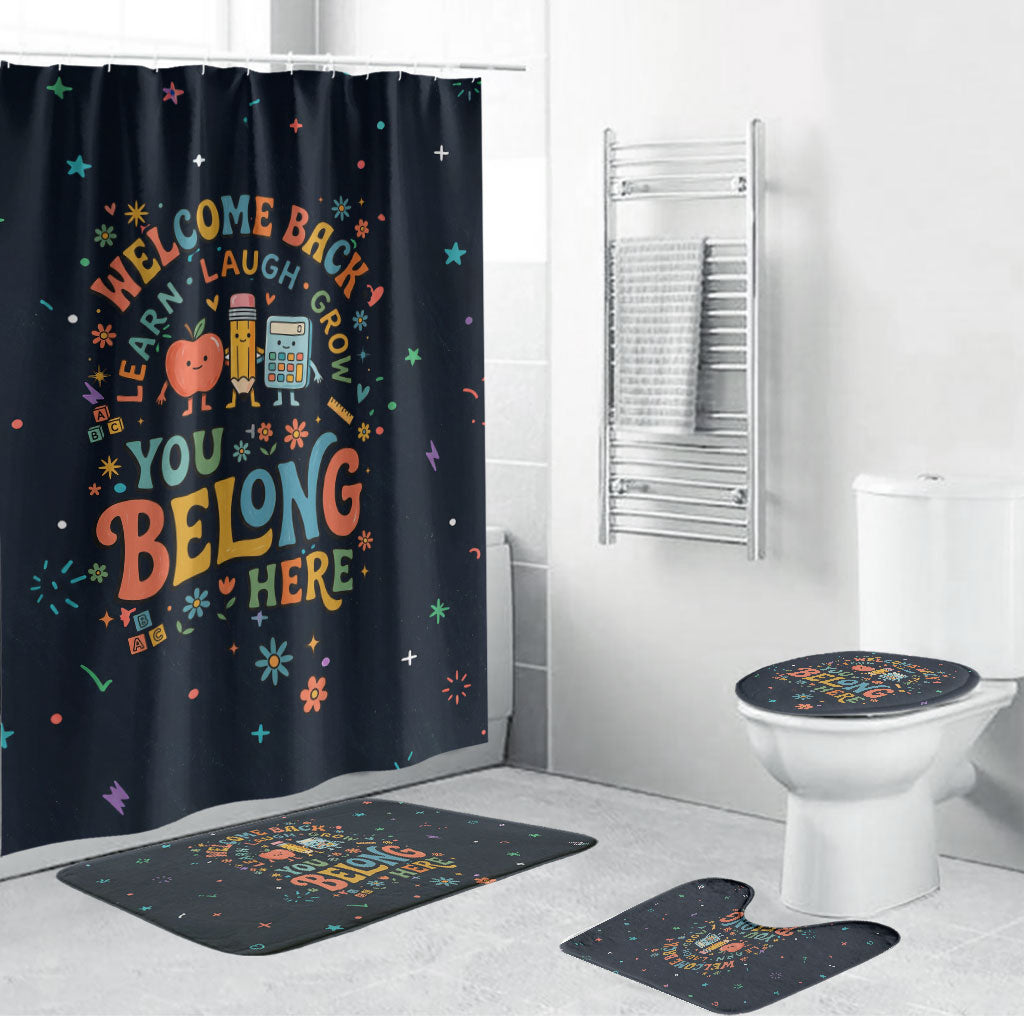 Happy to See Your Face Teacher School Supplies Bathroom Set Welcome Back Teacher You Belong Here