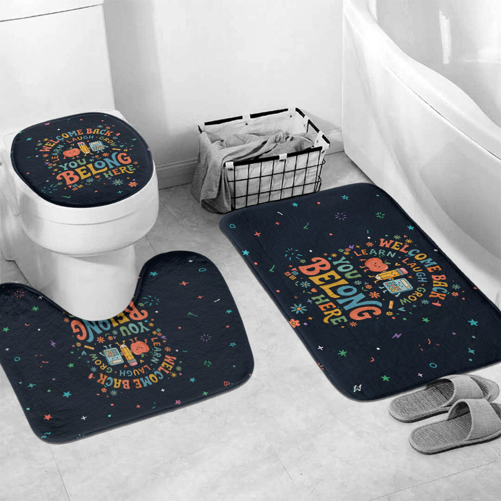 Happy to See Your Face Teacher School Supplies Bathroom Set Welcome Back Teacher You Belong Here