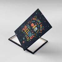Happy to See Your Face Teacher School Supplies Canvas Wall Art Welcome Back Teacher You Belong Here