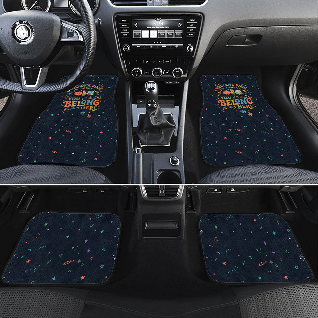 Happy to See Your Face Teacher School Supplies Car Mats Welcome Back Teacher You Belong Here