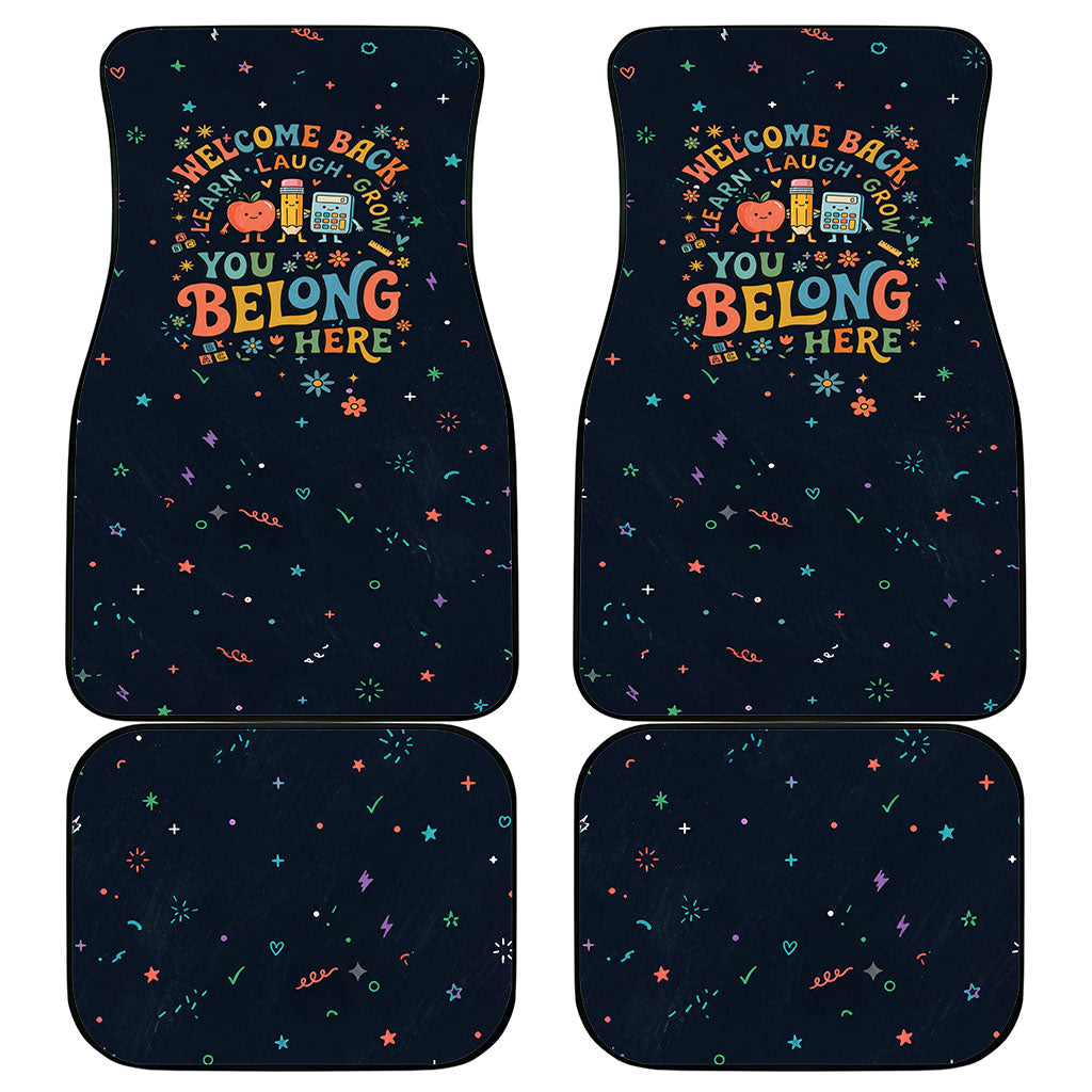 Happy to See Your Face Teacher School Supplies Car Mats Welcome Back Teacher You Belong Here