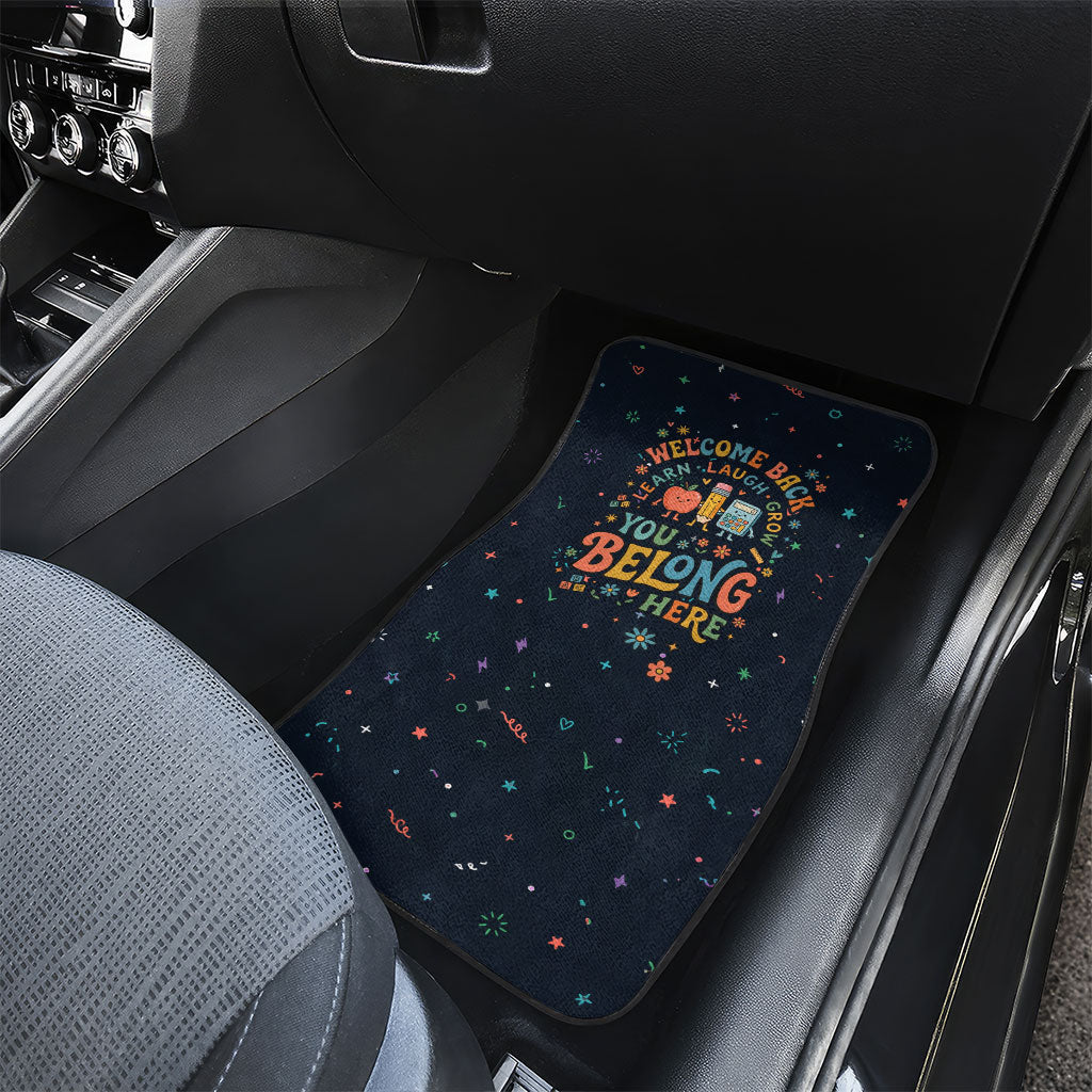 Happy to See Your Face Teacher School Supplies Car Mats Welcome Back Teacher You Belong Here
