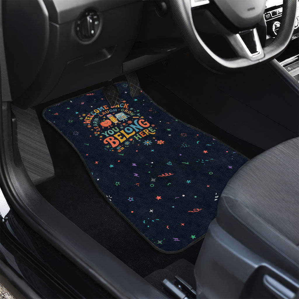 Happy to See Your Face Teacher School Supplies Car Mats Welcome Back Teacher You Belong Here