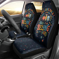 Happy to See Your Face Teacher School Supplies Car Seat Cover Welcome Back Teacher You Belong Here