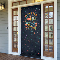 Happy to See Your Face Teacher School Supplies Door Cover Welcome Back Teacher You Belong Here