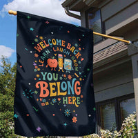 Happy to See Your Face Teacher School Supplies Garden Flag Welcome Back Teacher You Belong Here