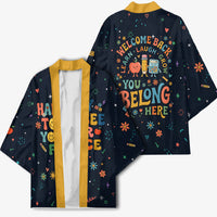 Happy to See Your Face Teacher School Supplies Kimono Welcome Back Teacher You Belong Here