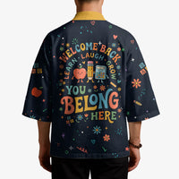 Happy to See Your Face Teacher School Supplies Kimono Welcome Back Teacher You Belong Here