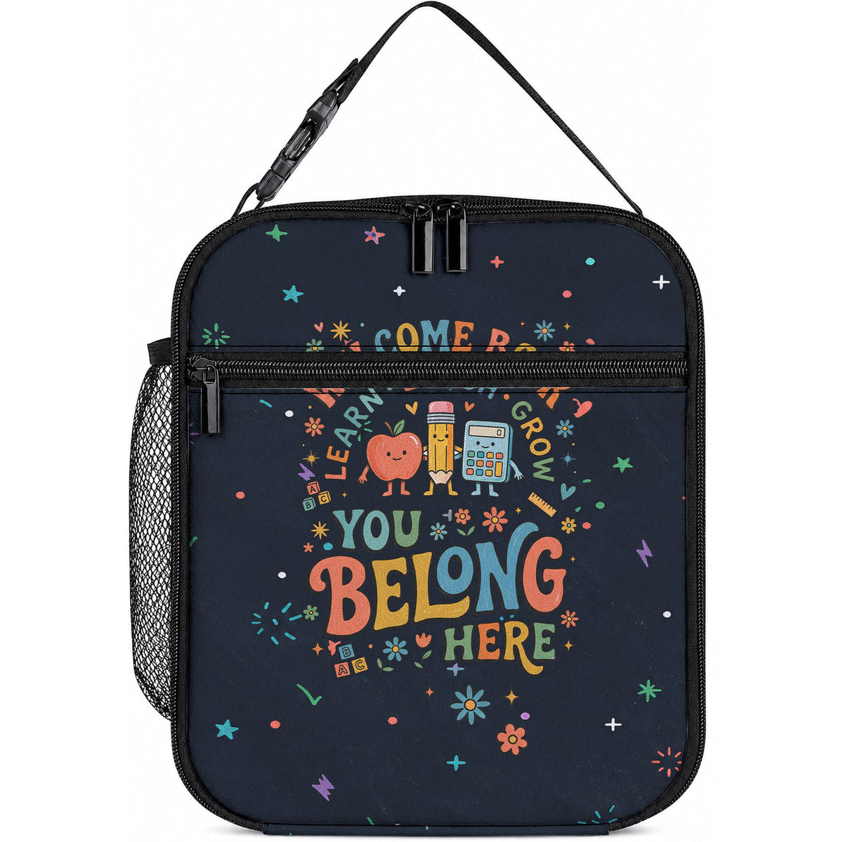 Happy to See Your Face Teacher School Supplies Lunch Bag Welcome Back Teacher You Belong Here