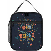 Happy to See Your Face Teacher School Supplies Lunch Bag Welcome Back Teacher You Belong Here