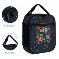 Happy to See Your Face Teacher School Supplies Lunch Bag Welcome Back Teacher You Belong Here